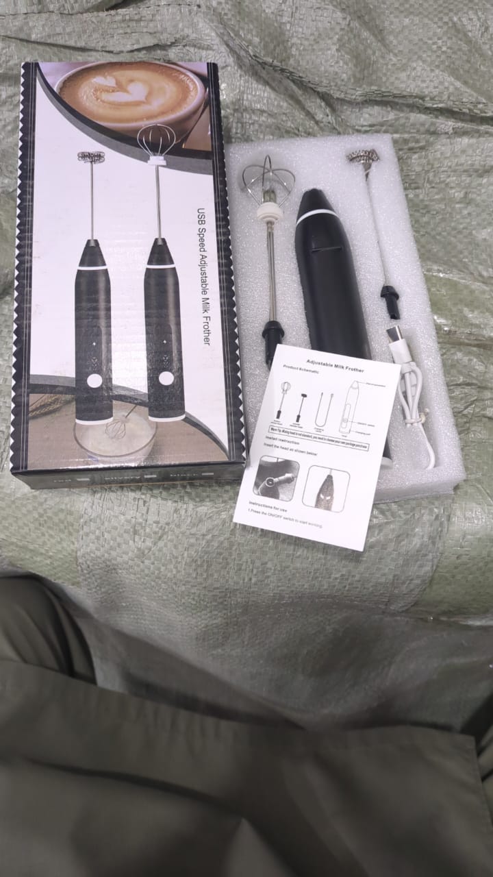 ☕2-In-1 Rechargeable Electric Coffee Beater & Milk