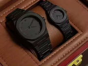 Black Aura Couple Watch Set
