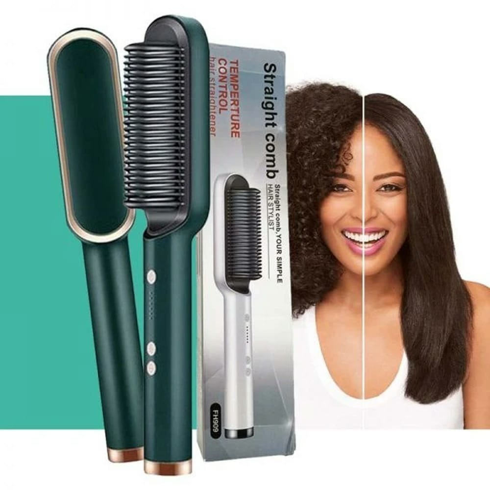 Hair Straightening Brush | Electric