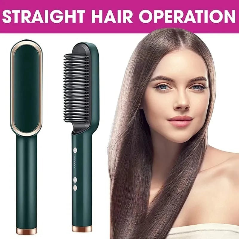 Hair Straightening Brush | Electric